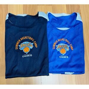 NIKE NEW YORK KNICKS SUMMER BASKETBALL CAMP REVERSIBLE JERSEY Size XL Lot Of 2
